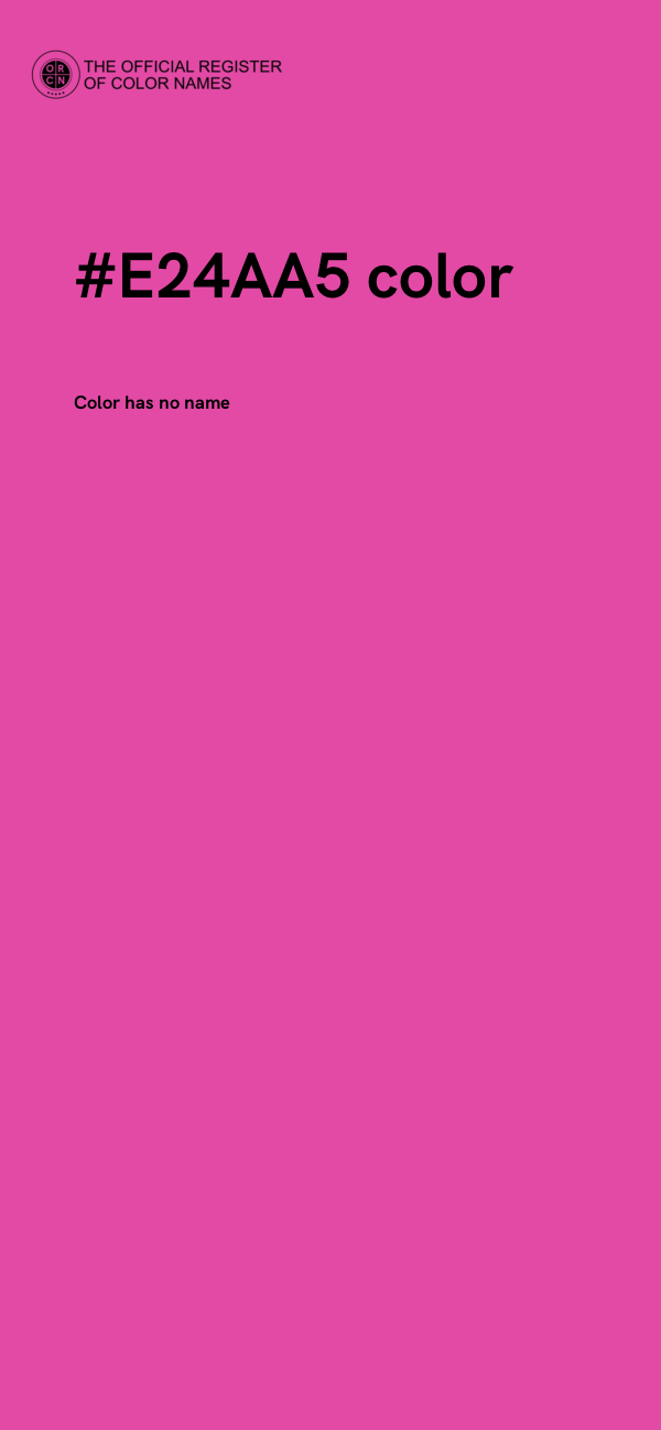 #E24AA5 color image