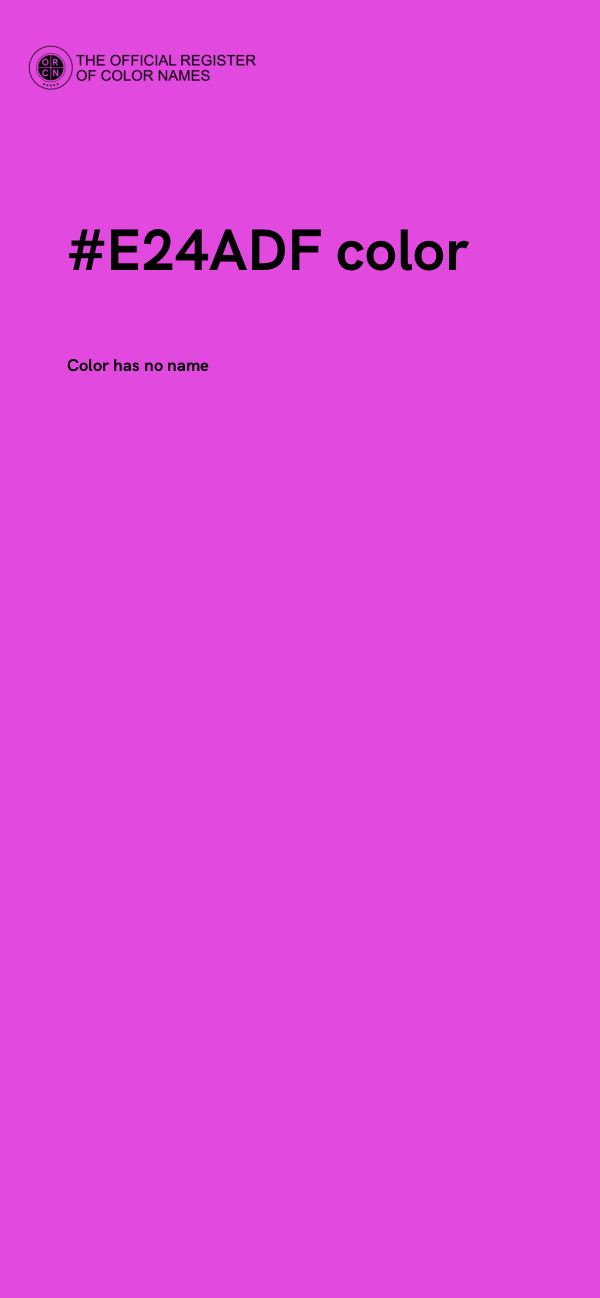 #E24ADF color image