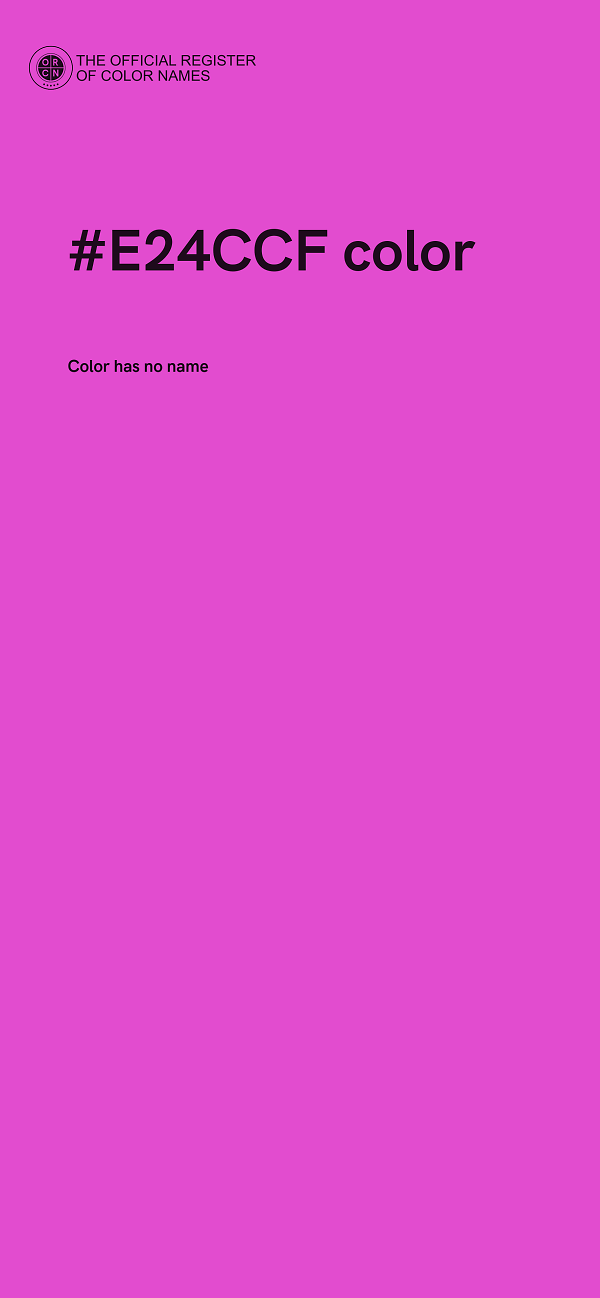 #E24CCF color image