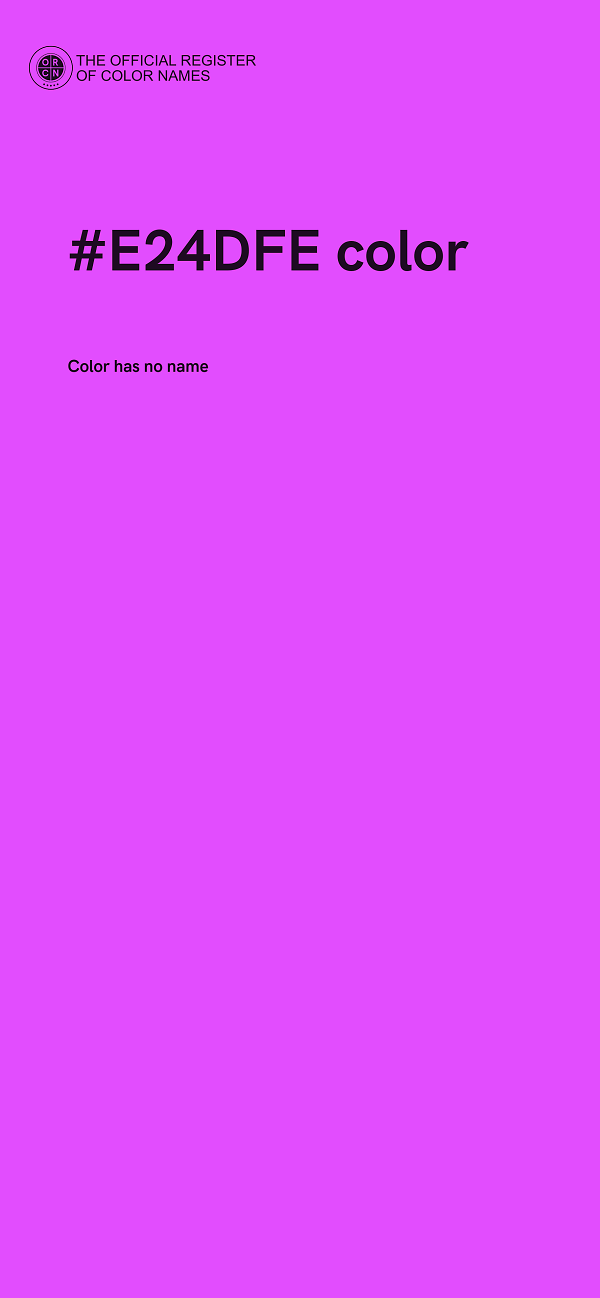 #E24DFE color image