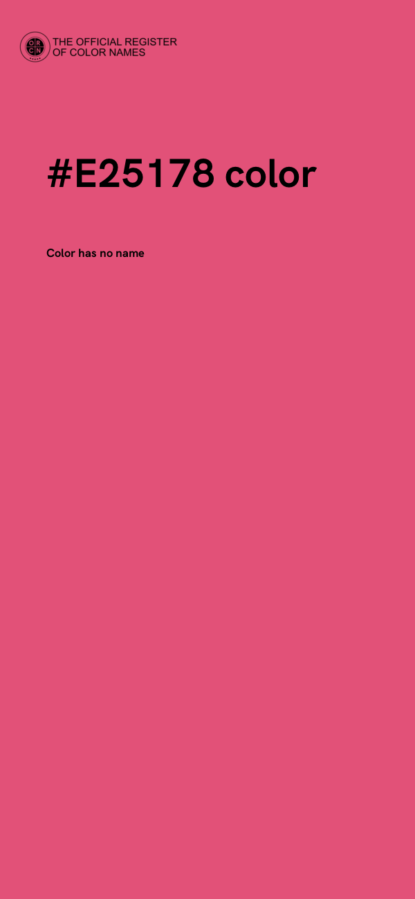 #E25178 color image