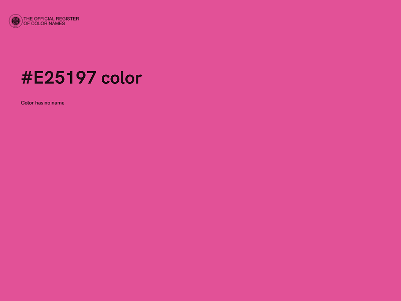 #E25197 color image