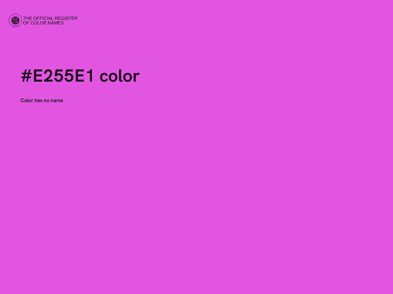 #E255E1 color image