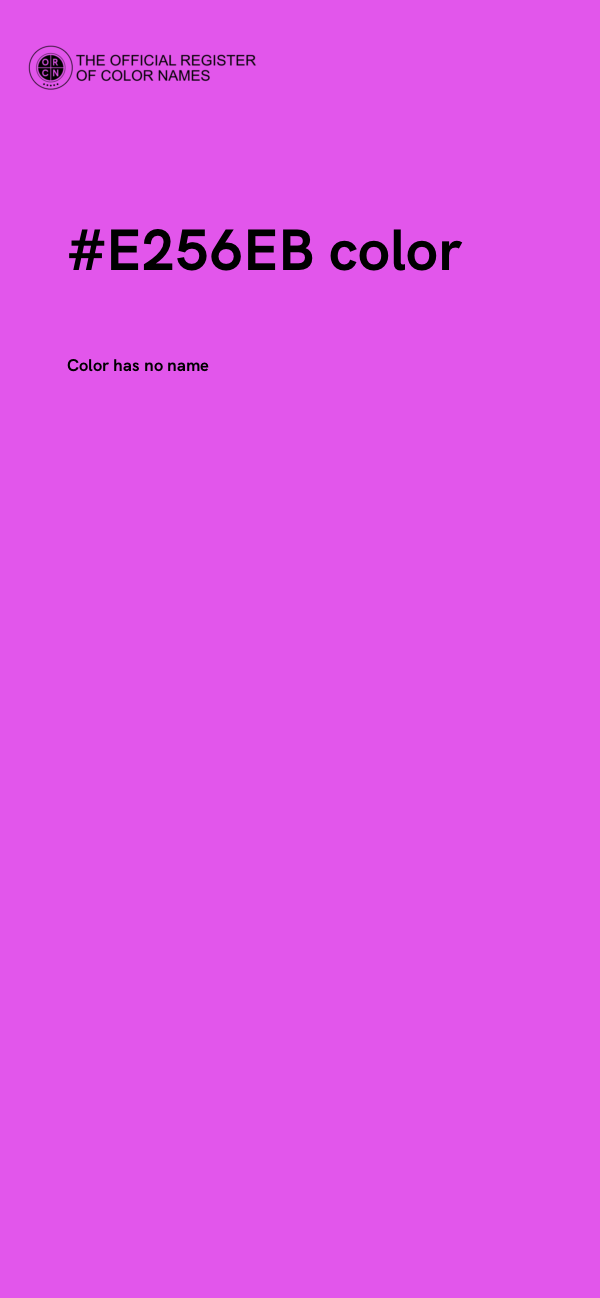 #E256EB color image
