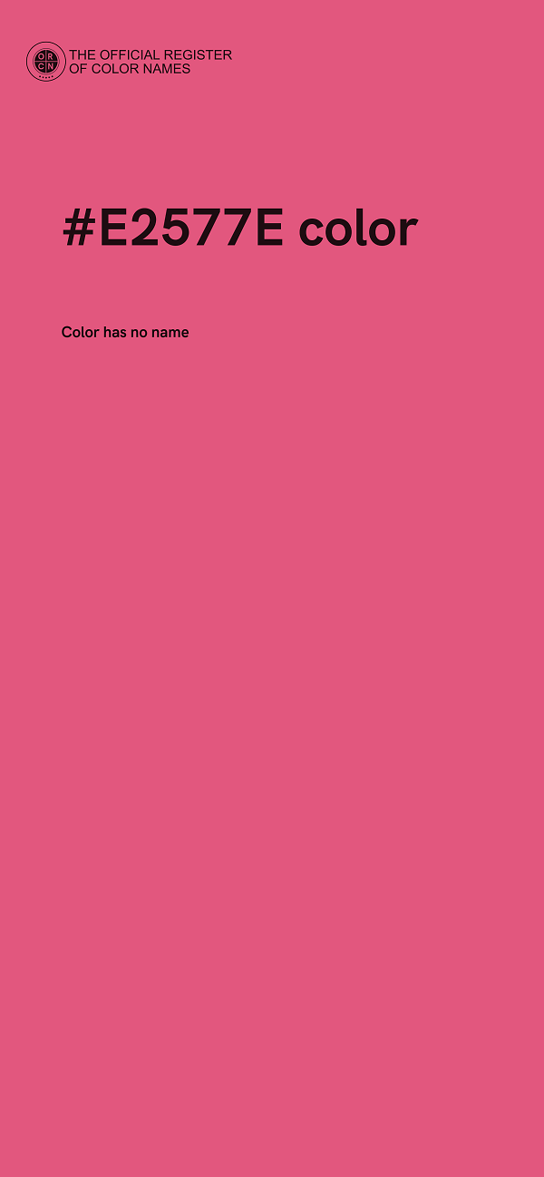 #E2577E color image