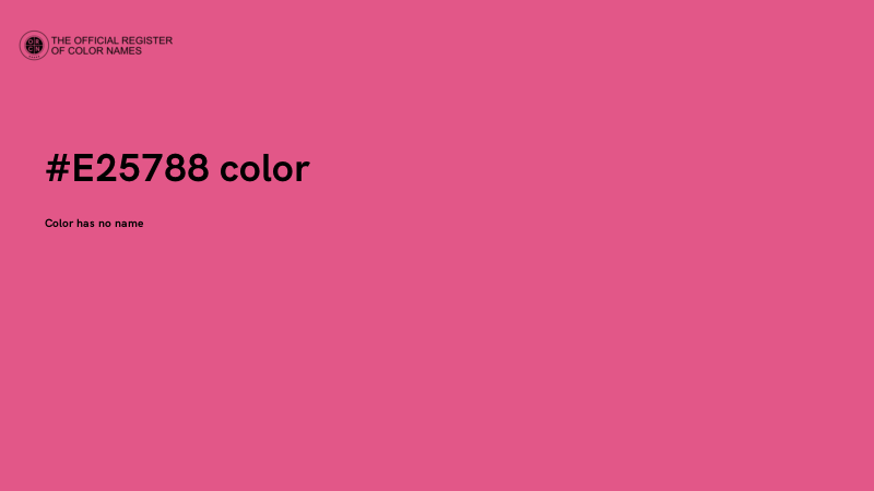 #E25788 color image