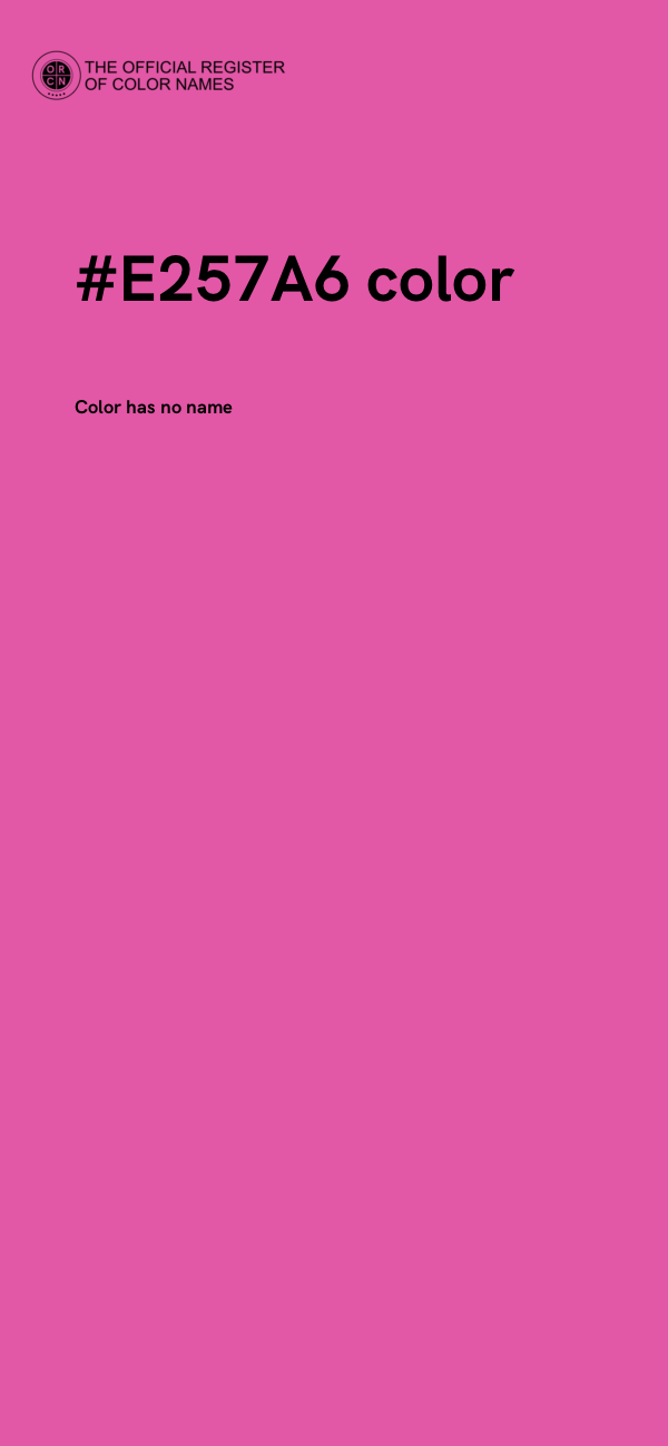 #E257A6 color image