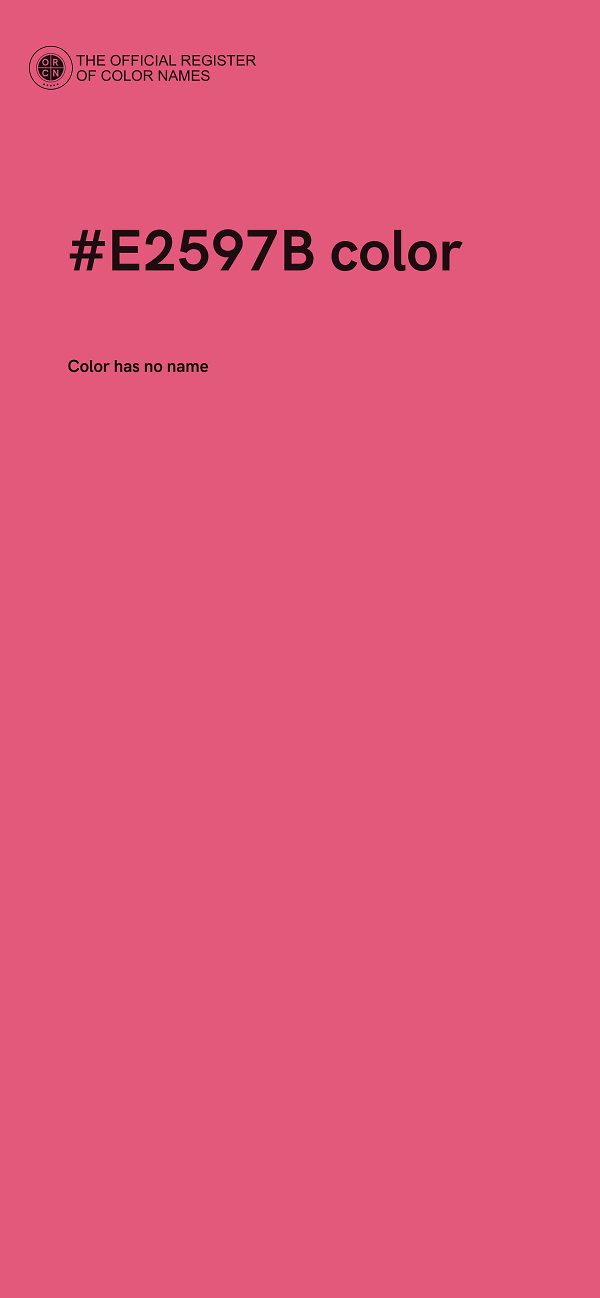 #E2597B color image