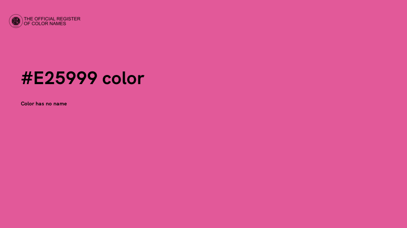 #E25999 color image