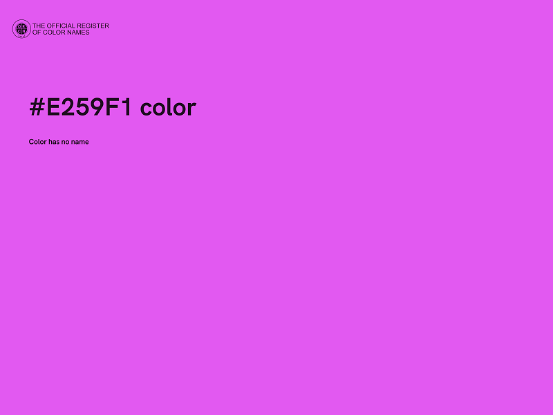 #E259F1 color image