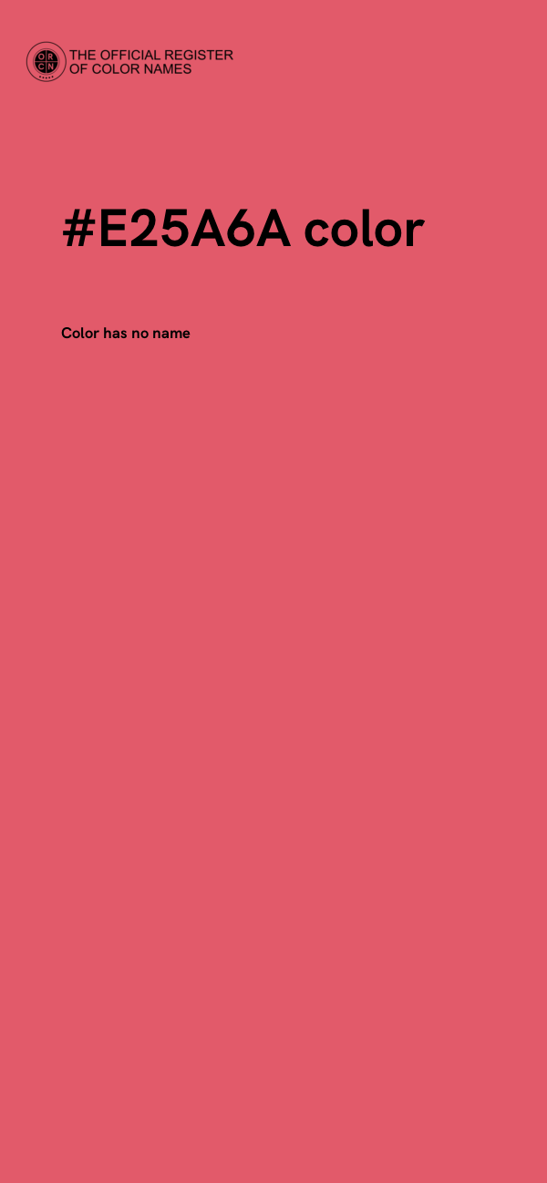 #E25A6A color image