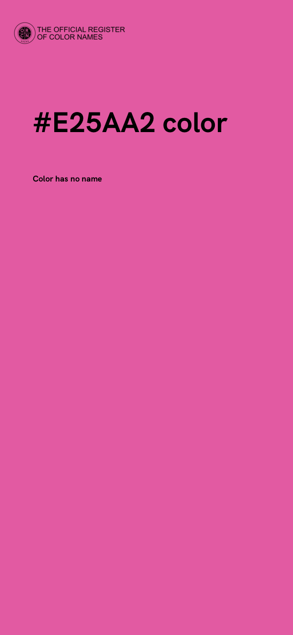 #E25AA2 color image