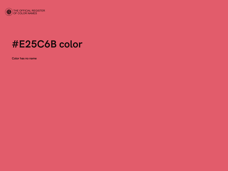 #E25C6B color image