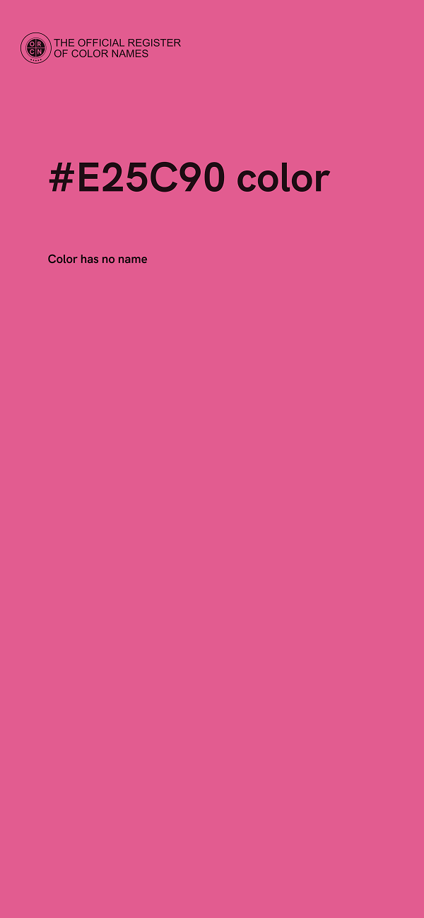 #E25C90 color image
