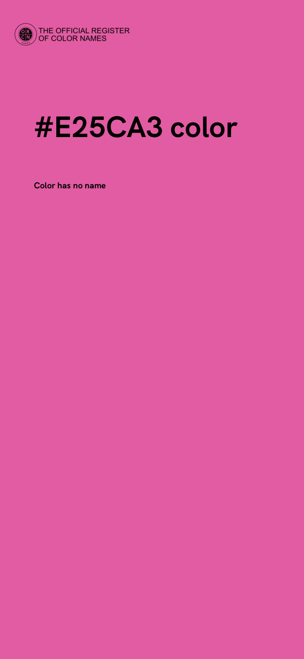#E25CA3 color image