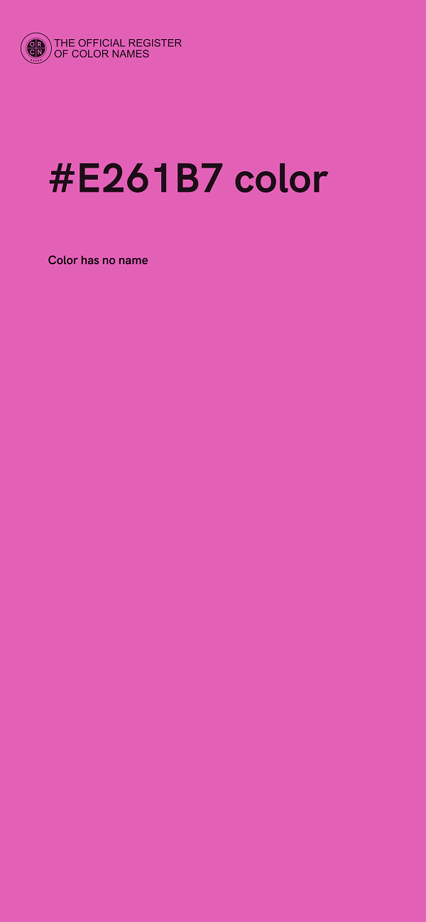 #E261B7 color image
