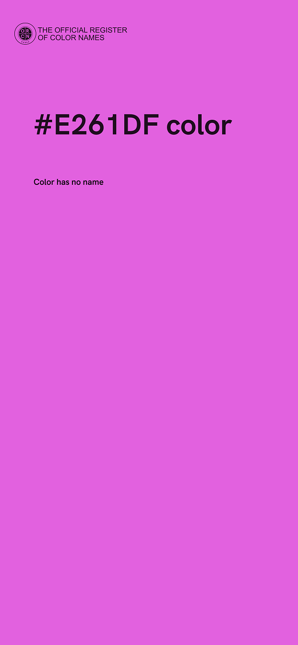 #E261DF color image