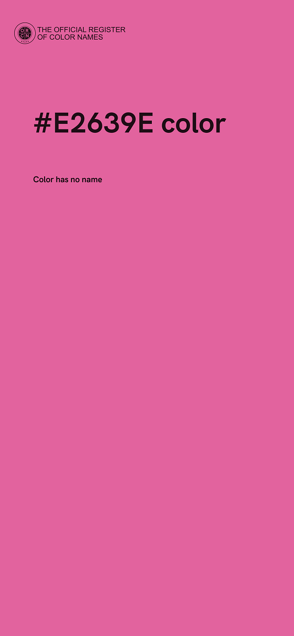 #E2639E color image