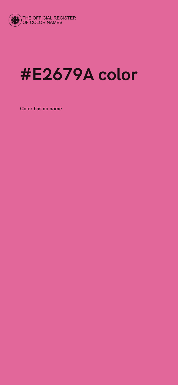 #E2679A color image