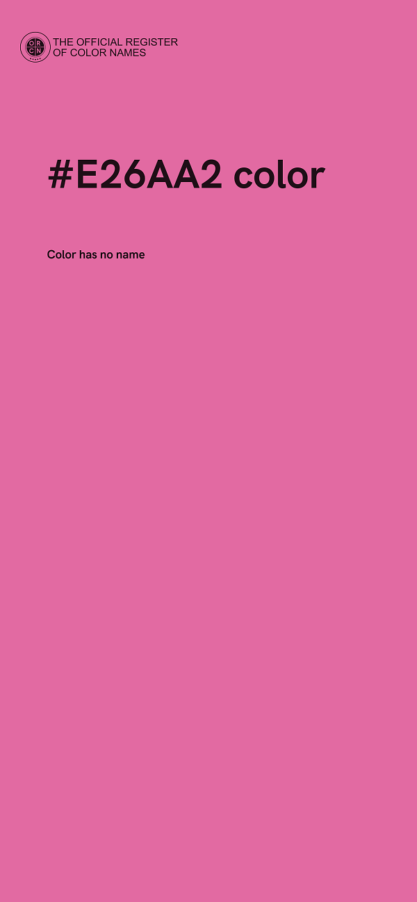 #E26AA2 color image