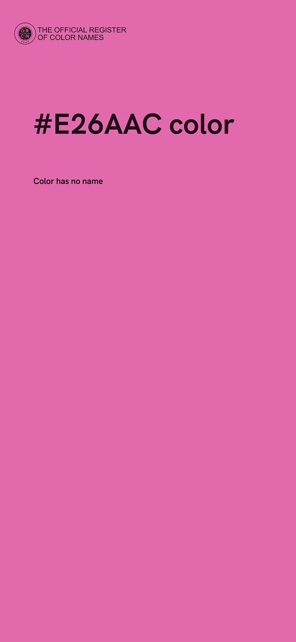 #E26AAC color image