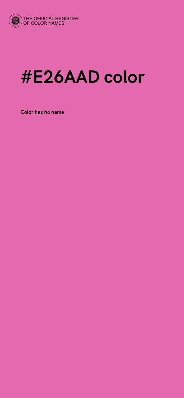 #E26AAD color image