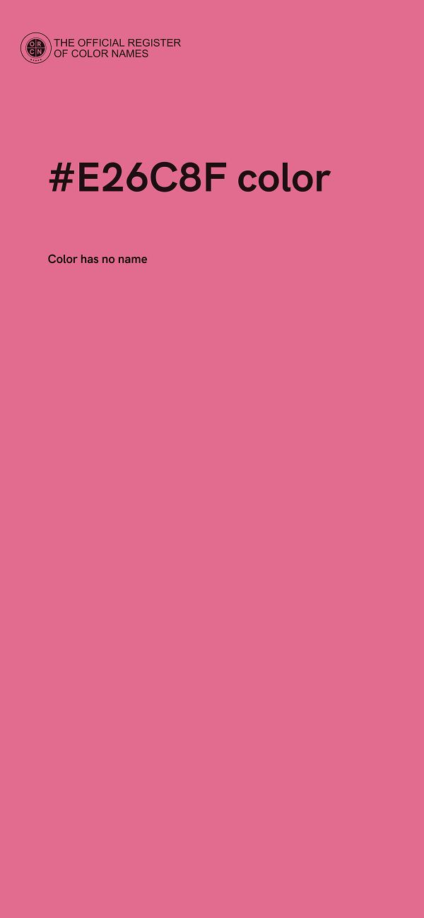 #E26C8F color image