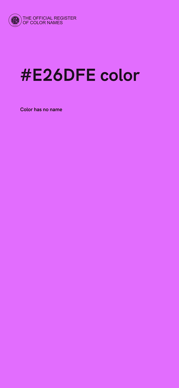 #E26DFE color image