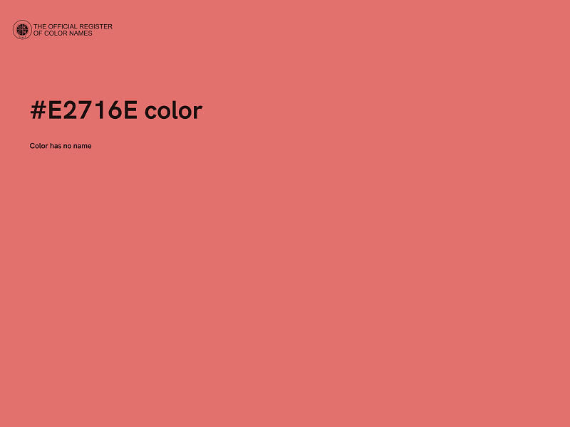 #E2716E color image