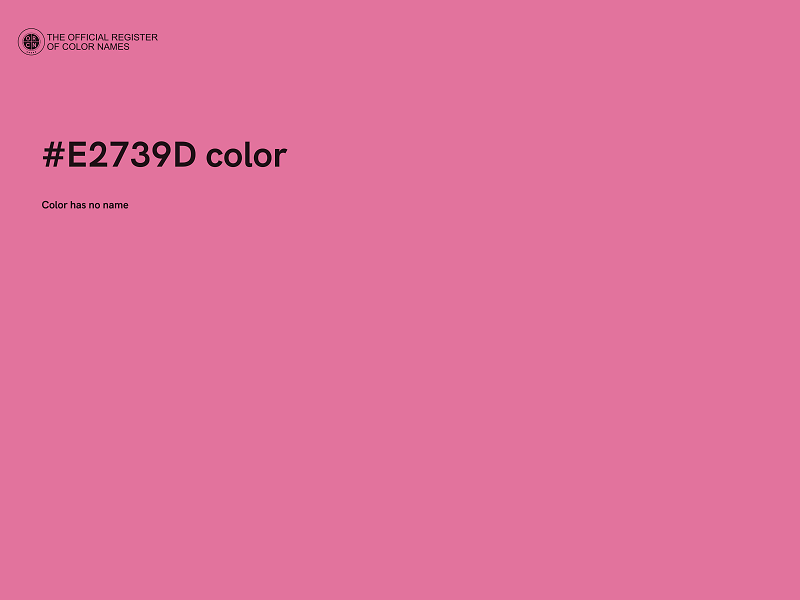 #E2739D color image