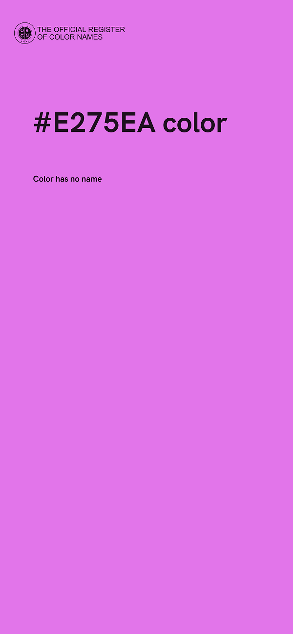 #E275EA color image