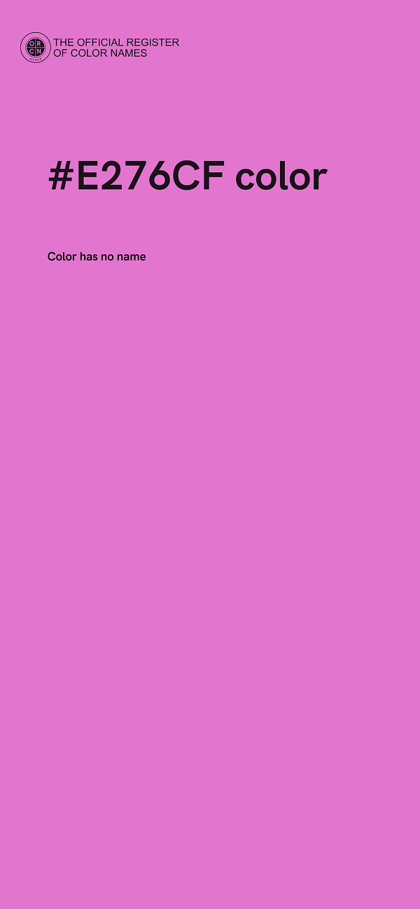 #E276CF color image