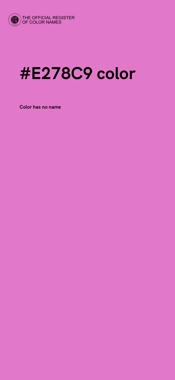#E278C9 color image
