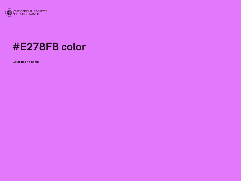 #E278FB color image