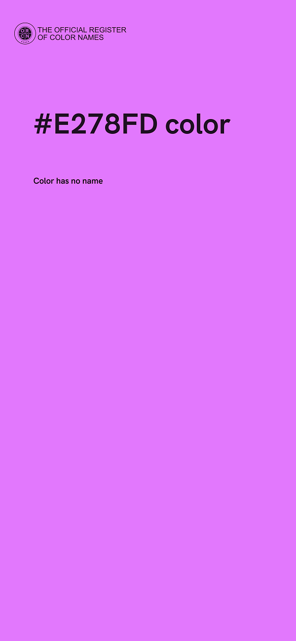 #E278FD color image