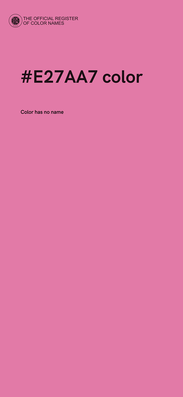 #E27AA7 color image