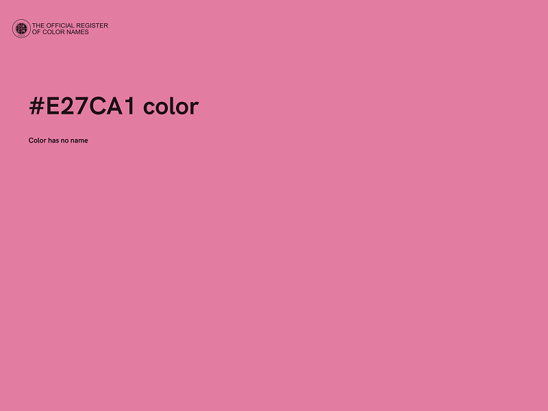 #E27CA1 color image