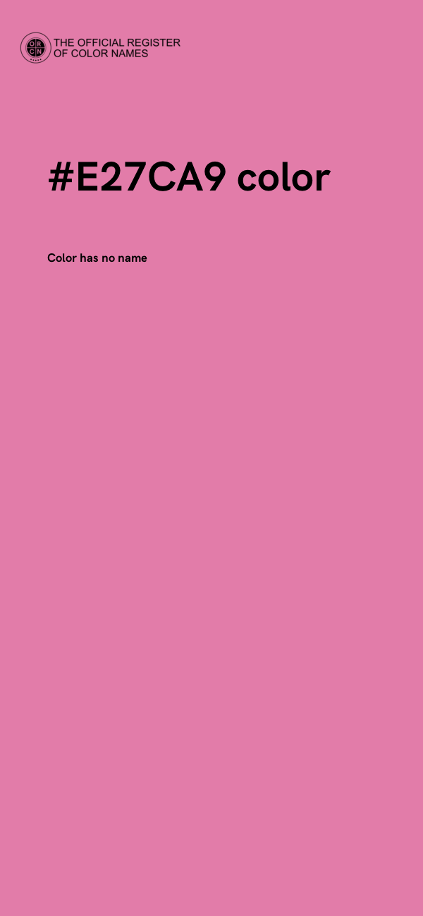 #E27CA9 color image