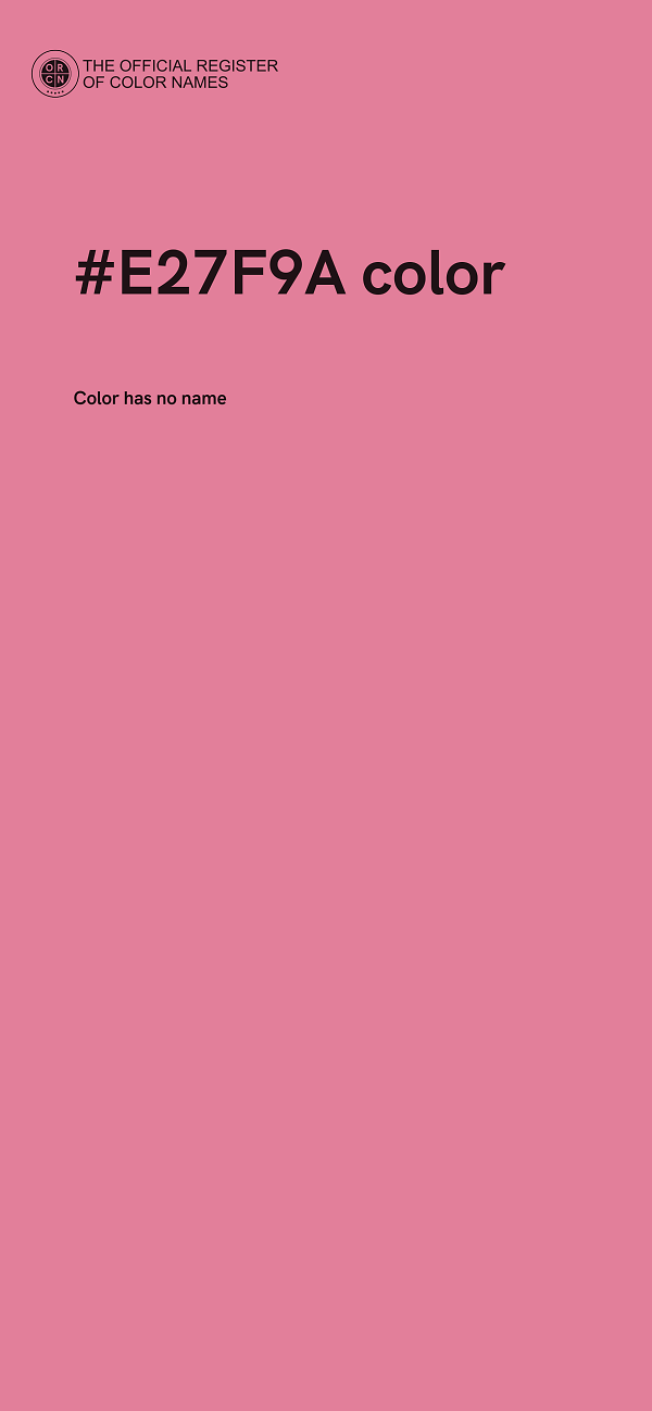 #E27F9A color image