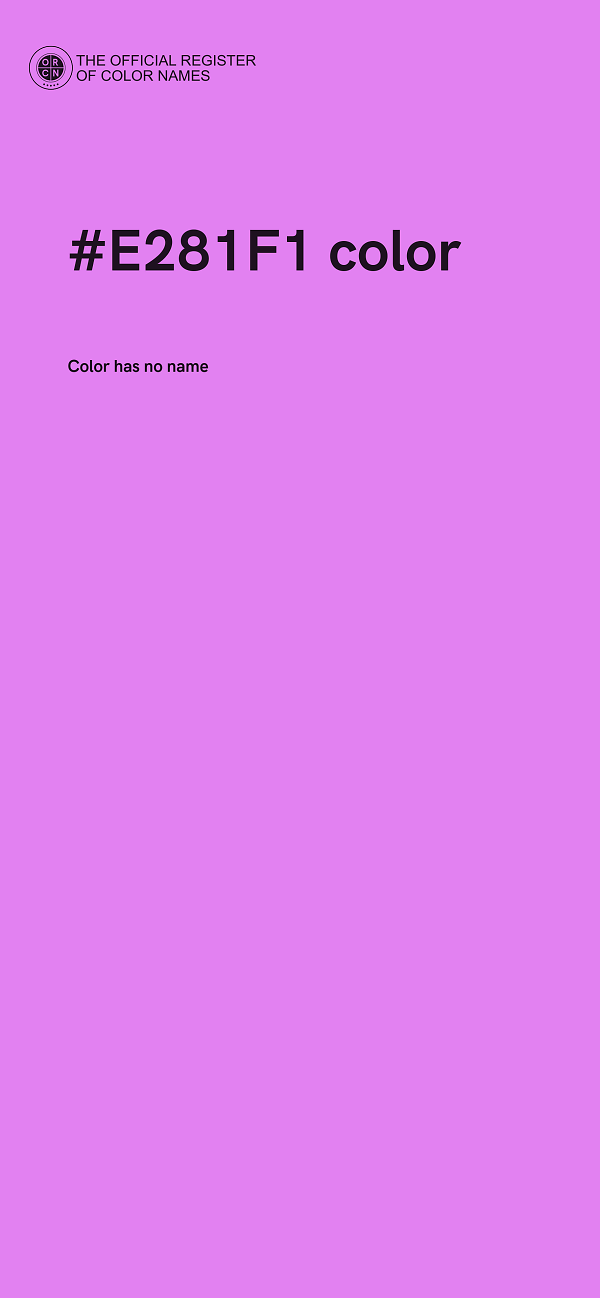 #E281F1 color image