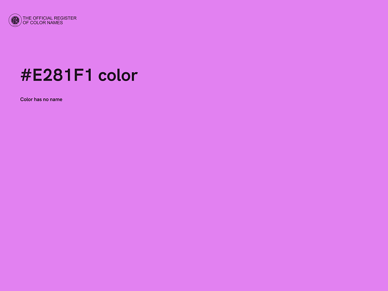 #E281F1 color image
