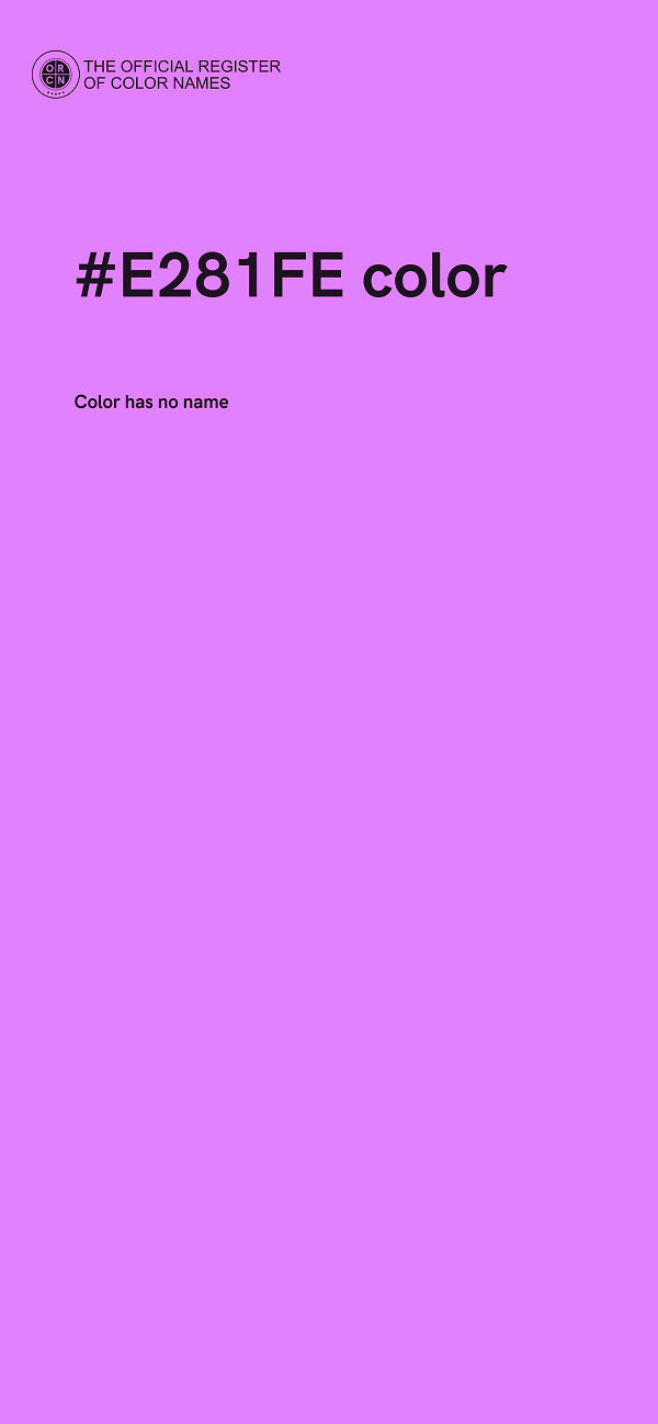 #E281FE color image