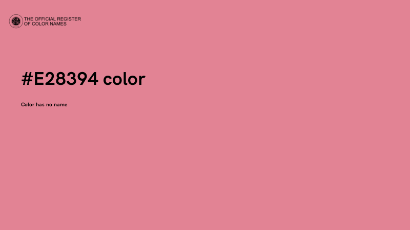 #E28394 color image