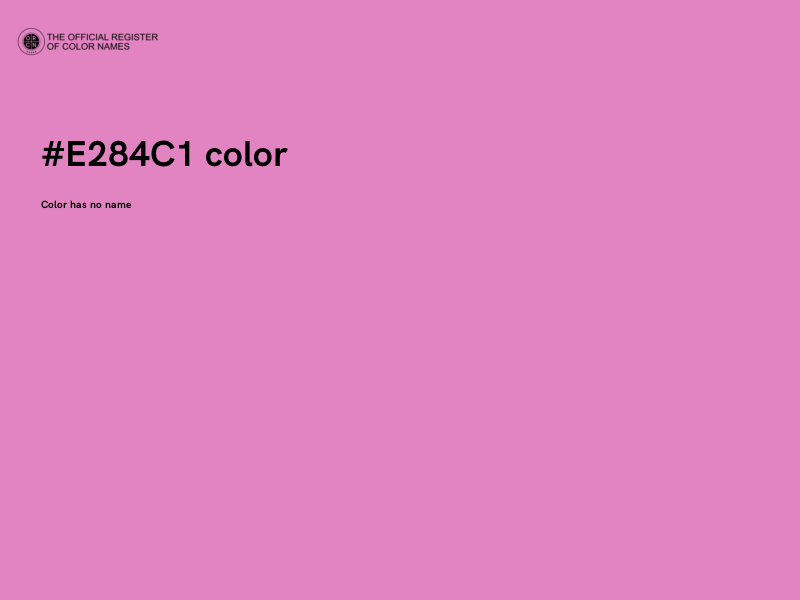 #E284C1 color image