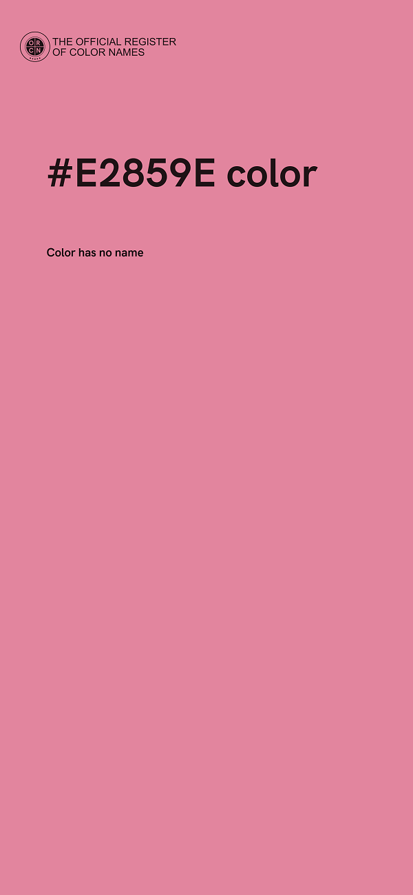 #E2859E color image