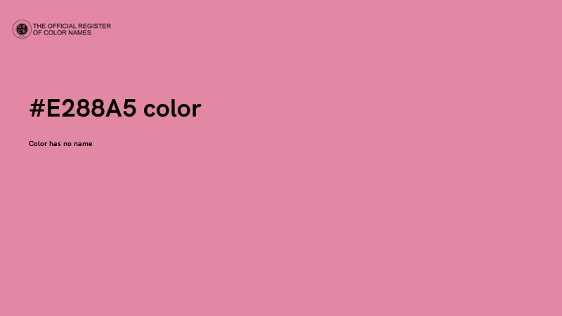 #E288A5 color image