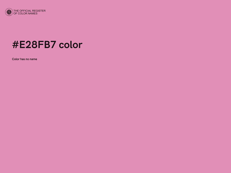 #E28FB7 color image