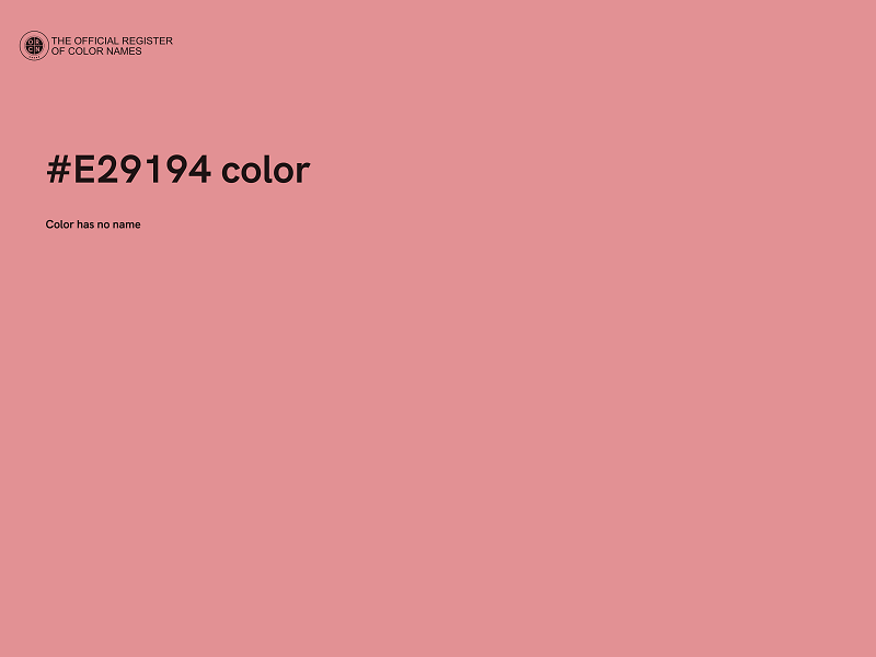 #E29194 color image