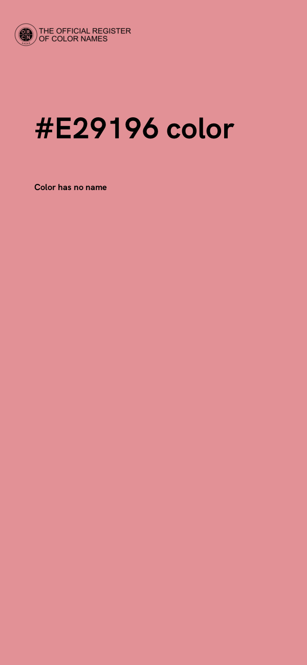 #E29196 color image