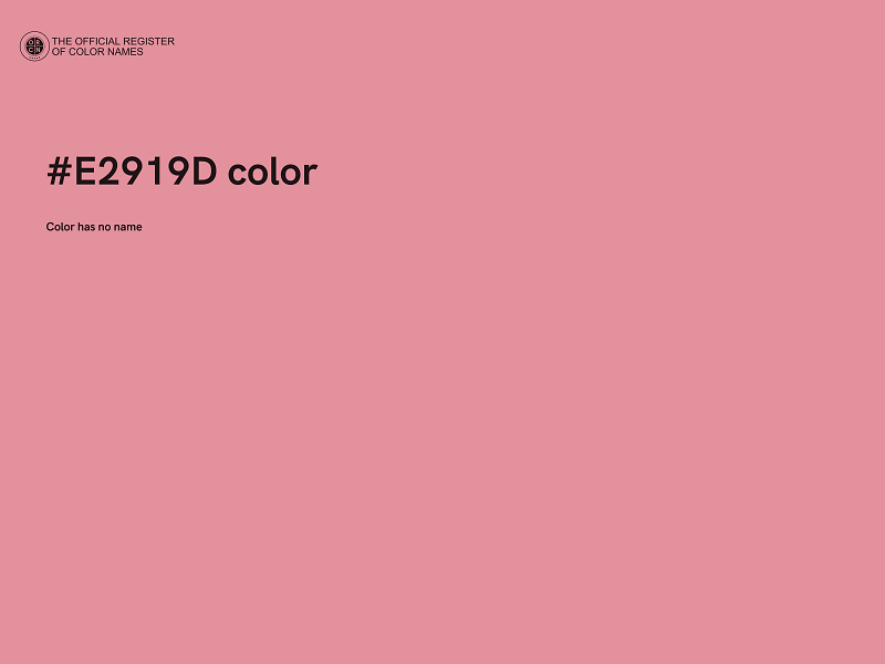 #E2919D color image